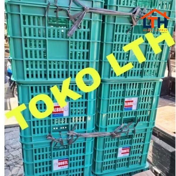 2-1314-1.jpg CONTAINER KERANJANG INDUSTRI BOX SERBAGUNA 9887 L ATARI GREEN LEAF