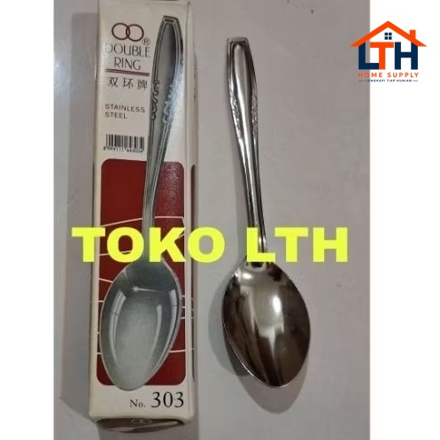 2-1326-1.jpg 12 PCS SENDOK MAKAN STAINLESS STEEL 303 DOUBLE RING TRIANGLE
