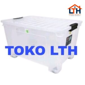 2-1327-1.jpg ATLAS CB100 CONTAINER BOX RODA TRANSPARAN 100 LTR SHINPO CB 100 SIP102 BENING KOTAK WADAH PENYIMPANAN CB100 SIP 102