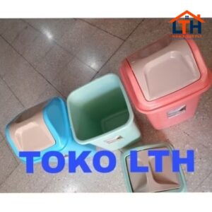 2-1341-1.jpg TEMPAT SAMPAH WARNA 21 LITER 8611 BLOSSOM HAWAII PLASTIK KOTAK SAMPAH SEGI