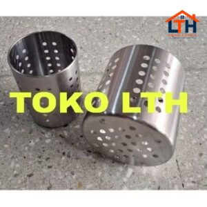 TEMPAT SENDOK GARPU SUMPIT SEDOTAN STAINLESS BULAT RESTO CAFE KECIL BESAR