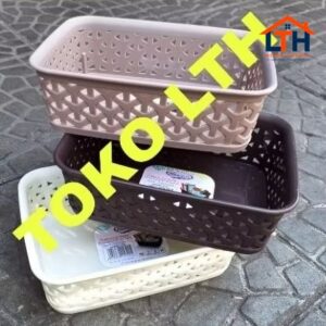2-1349-1.jpg KERANJANG SERBAGUNA CASTALLA SMALL 5790 HAWAII PLASTIK TEMPAT BUMBU MEJA WADAH ORGANIZER