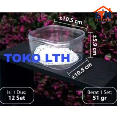 Toples Dessert Box SN278 - Nuai (12pcs)