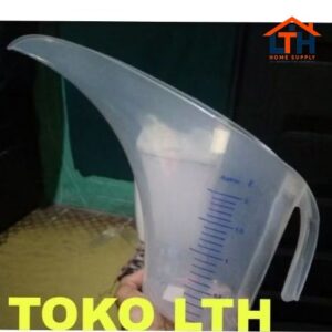 2-1368-1.jpg GELAS UKUR TAKAR 2 LTR 2000 ML LEHER MONCONG PANJANG 1878 GREEN LEAF GELAS TAKAR OLI CORONG