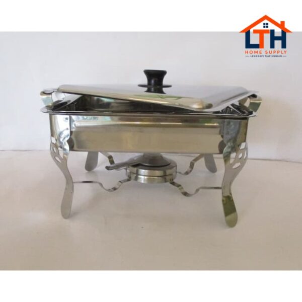 2-137-1.jpg Panci Segi+Kompor Prasmanan-Pan With Stove, Maspion SS-P19