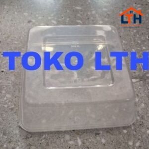 25 PCS THINWALL KOTAK 2000 ML PERSEGI KOTAK MAKANAN PLASTIK 2 LTR FOOD CONTAINER SQUARE