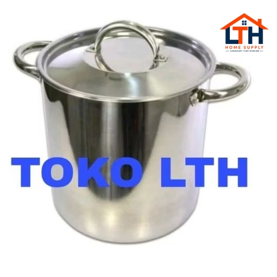 2-1377-1.jpg PANCI STOCKPOT STAINLESS 40 QT SUPRA BULENG TONG AIR DANDANG POLOS