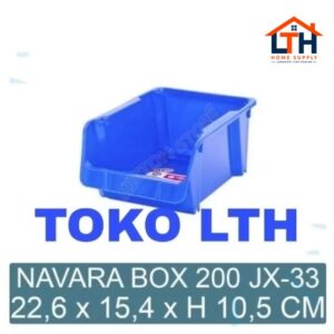 NAVARA BOX 200 JX 33 KOTAK PENYIMPANAN SUSUN SERBAGUNA LION STAR JX33