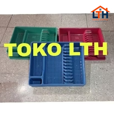 2-1389-1.jpg RAK PIRING NAMPAN PLASTIK WARNA 7112 YUTAKA PENGERING PIRING GELAS