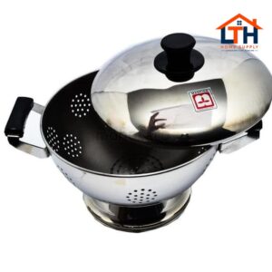 2-140-1.jpg TEMPAT NASI/SANGKU STAINLESS 22CM "YASAKI",MASPION SS-T01