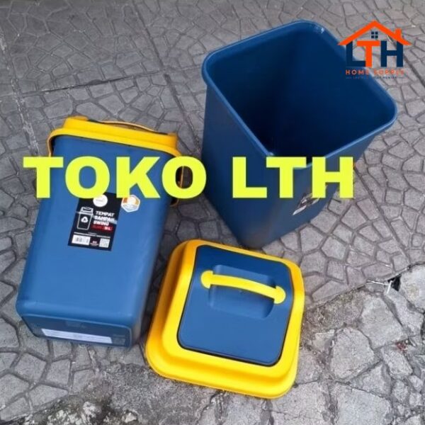 TEMPAT SAMPAH SWING 10 LTR HOMMY OLINE 7451 TONG SAMPAH SEGI TUTUP GOYANG