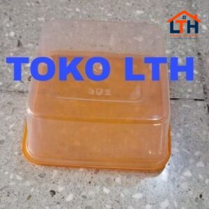 Food Container Square Warna 1500ml - Thinwall  (25pcs)