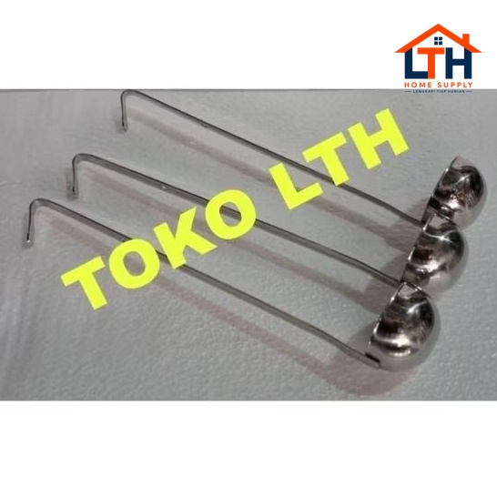 2-1424-1.jpg CENTONG LADLE IRUS SENDOK TAKAR GULA 40 CC ML STAINLESS SINDUK SAYUR KUAH SUP SIROP