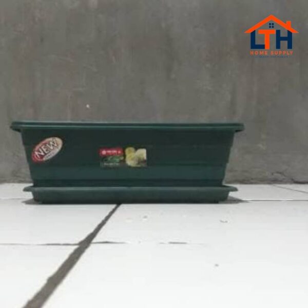 2-167-1.jpg POT BUNGA SEGI PANJANG TATAKAN TRIVETTO (M) LION STAR / POT BUNGA TANAMAN PLASTIK