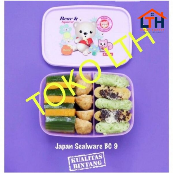 2-176-1.jpg KOTAK TEMPAT MAKAN ANAK JAPAN SEALWARE BC9 LION STAR MISTING SEKAT TEMPAT BEKAL