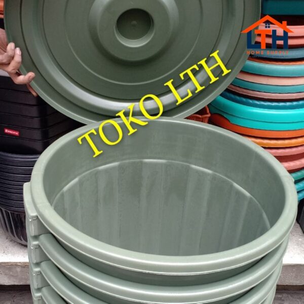 EMBER ABU 80 LITER PLASTIK / EMBER 80 LITER + TUTUP / TONG AIR BESAR
