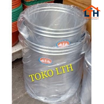 TONG AIR BUBUR POLOS 35 40 45 CM ALUMUNIUM DANDANG BULENG PANCI BESAR EMBER