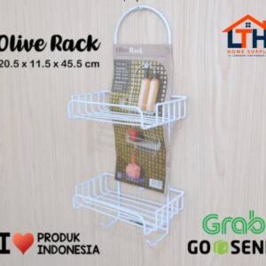 2-194-1.jpg RAK GANTUNG SERBAGUNA / OLIVE RAK MODELLINE / RAK DAPUR / RAK SHAMPO