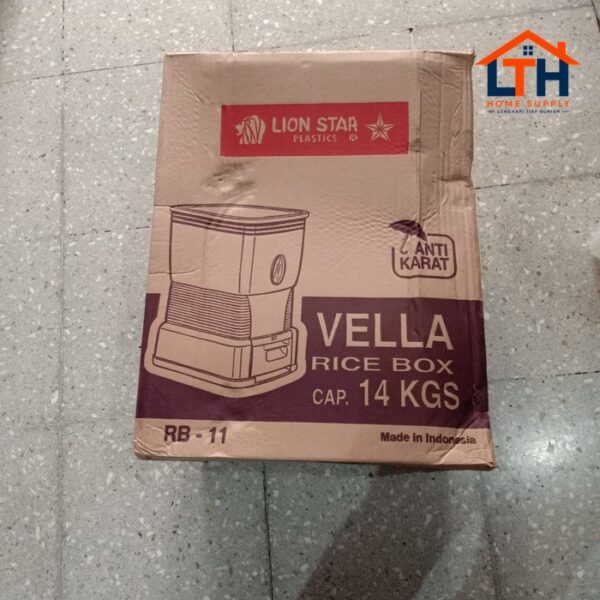 2-213-1.jpg VELLA RICE BOX 14 kg LION STAR RB-11 / TEMPAT BERAS