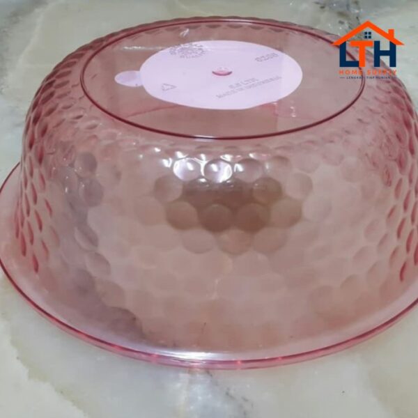 2-246-1.jpg BASKOM PLASTIK TRANSPARAN 8.5 ltr / BASKOM BULAT