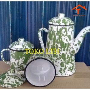 2-248-1.jpg TEKO JADUL SET 2 PCS MUG LURIK 10 cm / TEKO LURIK BLIRIK BLURIK SET