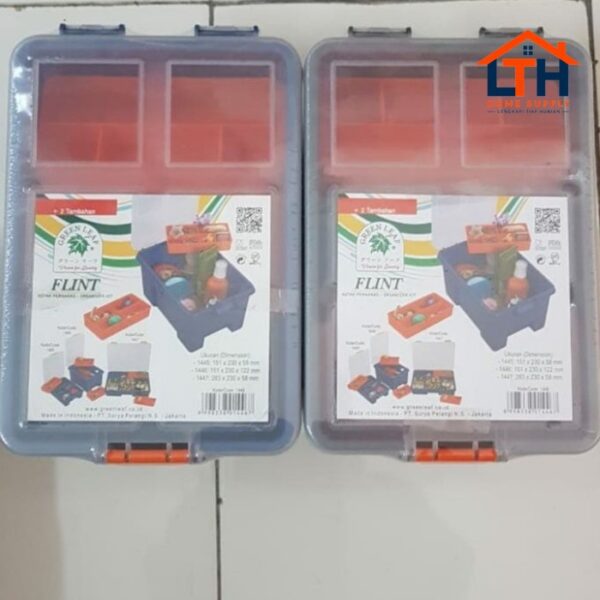 2-258-1.jpg KOTAK PERKAKAS 1446 FLINT ORGANIZER KIT / KOTAK SERBAGUNA / TOOL BOX