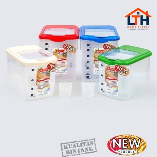 2-263-1.jpg RICE BOX / TEMPAT BERAS / KOTAK SERBAGUNA-ORIZA 12.5 kg LION STAR RB-17