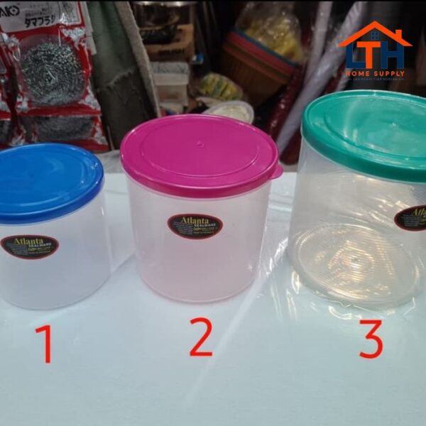 2-299-1.jpg TOPLES PLASTIK 2.5 kg ATLANTA KOMET STAR / TEMPAT KUE / GULA /SEALWARE