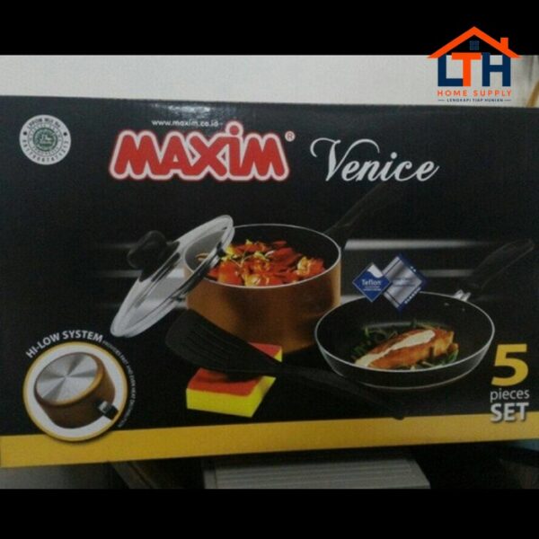 2-303-1.jpg MAXIM VENICE SET 5 PCS / PANCI TEFLON / FRYPAN TEFLON / WAJAN TEFLON