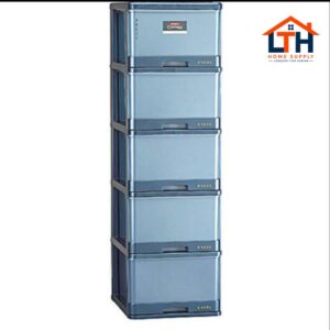 LEMARI PLASTIK SUSUN 5 / LACI CONTAINER EXCEL L5 LION STAR XC-17 XC17
