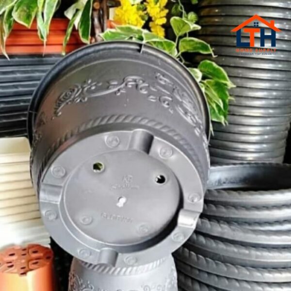 2-312-1.jpg POT PLASTIK GLORY 30cm HITAM / POT TANAMAN / POT BUNGA
