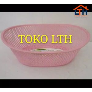 2-316-1.jpg Keranjang Buah Oval Sakura 910 - Green Leaf