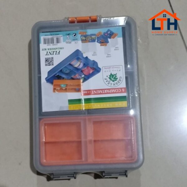 2-318-1.jpg Kotak Perkakas 6 Sekat Plus 1445 Flint Organizer Kit