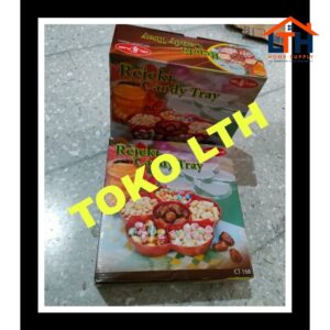 Toples Candy Tray 6 Sekat  Rejeki CT168 - Owl Plastik