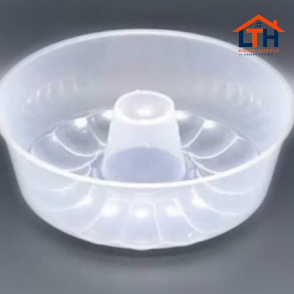 2-343-1.jpg LOYANG AGAR PLASTIK 23 CM TRANSPARAN / CETAKAN AGAR PUDING