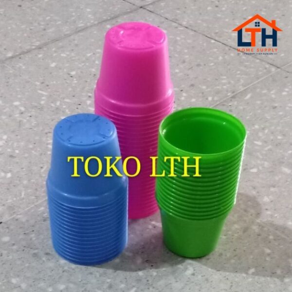2-370-1.jpg PER 12 PCS POT BIBIT 8 CM WARNA PLASTIK / POT BUNGA / POT TANAMAN SEMAI KAKTUS
