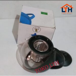 2-400-1.jpg TEKO TEH KOPI SARINGAN 1250 ml / TEA POT KACA / TEKO TEH GELAS