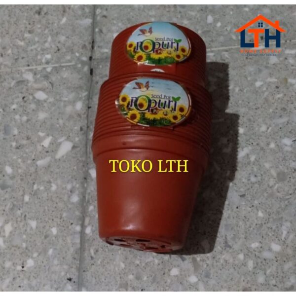 2-432-1.jpg POT BIBIT POPURI 9 cm / POT KECIL WARNA ( per 12 buah) - 6509