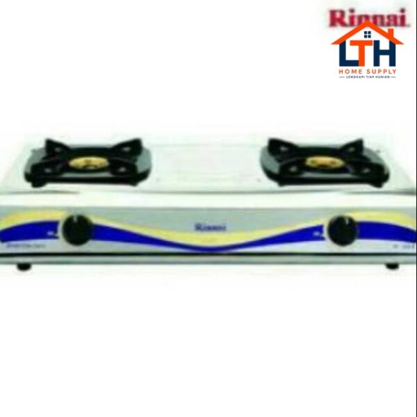 KOMPOR GAS  2 TUNGKU STAINLESS  - RI522E