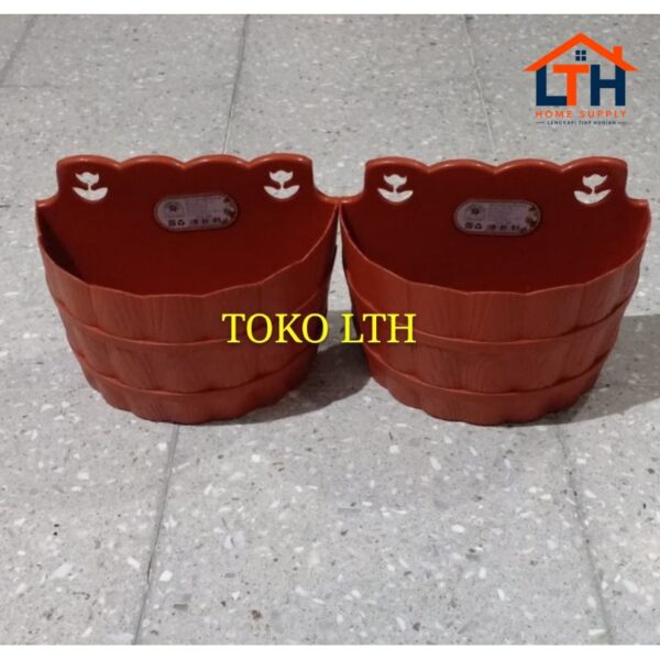 POT GANTUNG / TEMPEL / DINDING EBONY 6359 GREEN LEAF