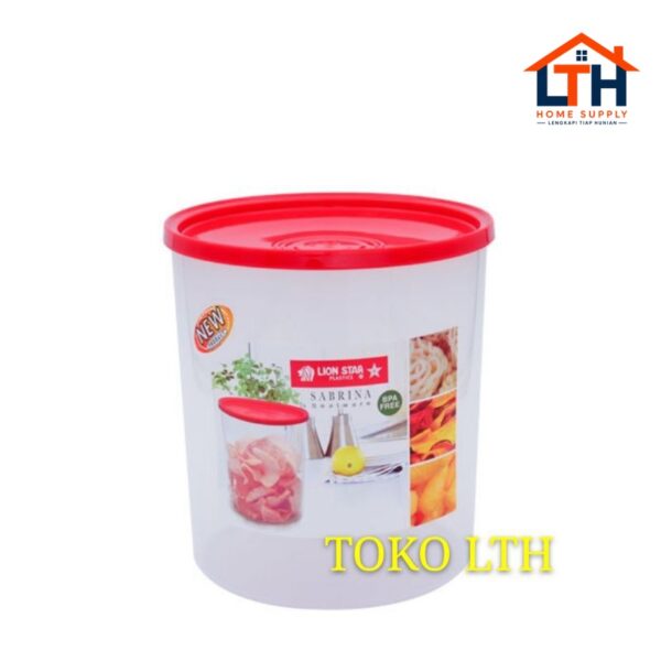 TOPLES PLASTIK SABRINA 5 LITER LION STAR SEALWARE JUMBO WADAH KERUPUK KUE PEYEK PERMEN