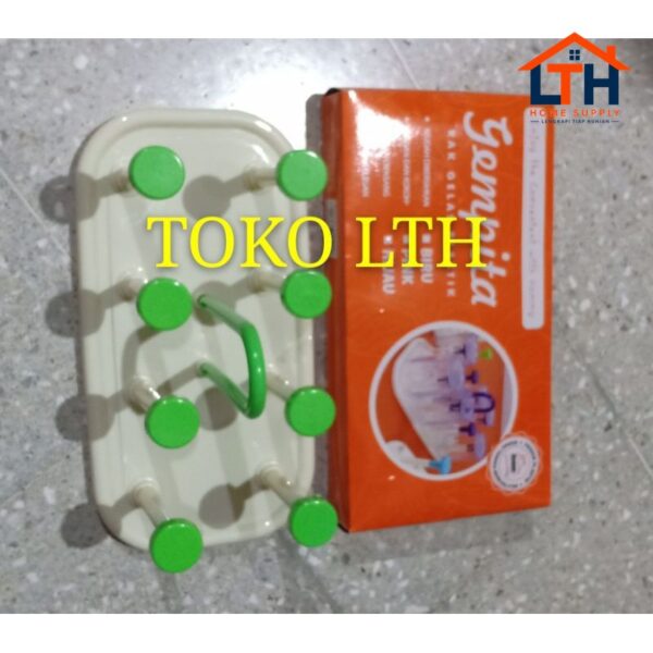 2-449-1.jpg RAK TEMPAT GELAS BERDIRI PLASTIK HOMMY 5400 GEMPITA GLASS STAND JINJING