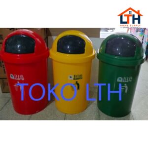 2-455-1.jpg TEMPAT SAMPAH BIO GOYANG 50 ltr GREEN LEAF - 2150