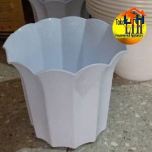 2-497-1.jpg POT LILY 25 CM PUTIH / POT TANAMAN PLASTIK / POT BUNGA