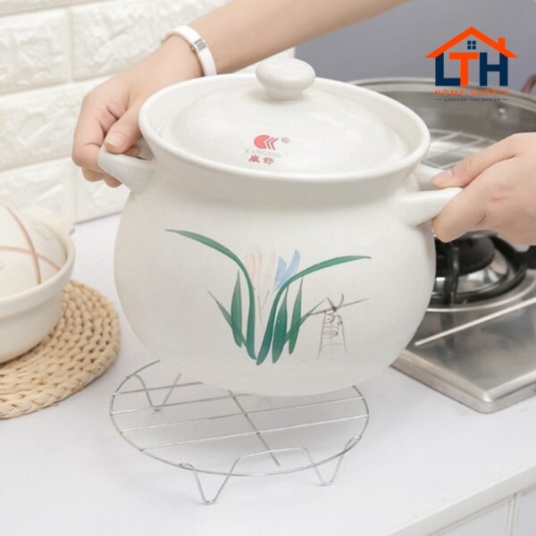 TATAKAN ALAS PANAS PANCI PIRING KUKUSAN STEAMER KAWAT STAINLESS