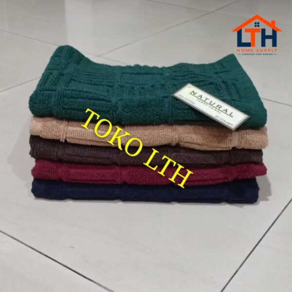 2-544-1.jpg KESET KAKI HANDUK POLOS KATUN NATURAL TERRY TOWEL BY CHALMER