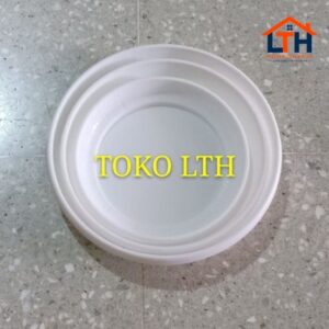 TATAKAN POT BUNGA 20 CM PUTIH / ALAS POT TANAMAN 20 CM PUTIH PLASTIK