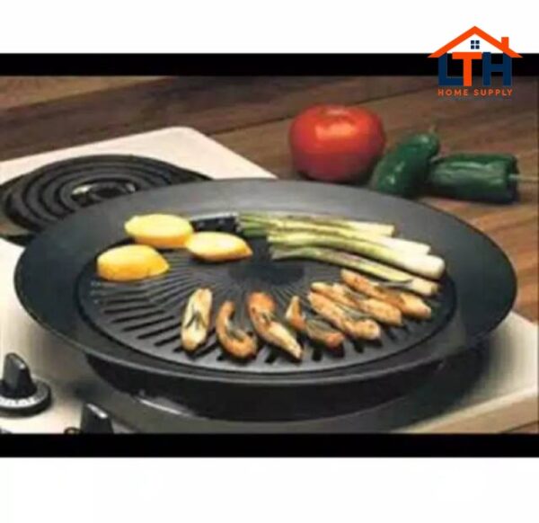 2-561-1.jpg MAXIM ULTRA GRILL / PANGGANGAN TEFLON BULAT MASPION BARBEQUE