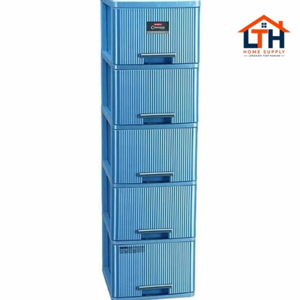 LEMARI PLASTIK SUSUN 5 / LACI CONTAINER SUSUN 5 - AXIS XC-30 LION STAR