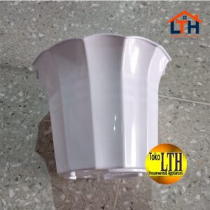 2-602-1.jpg POT LILY 20 CM PUTIH / POT TANAMAN PLASTIK / POT BUNGA